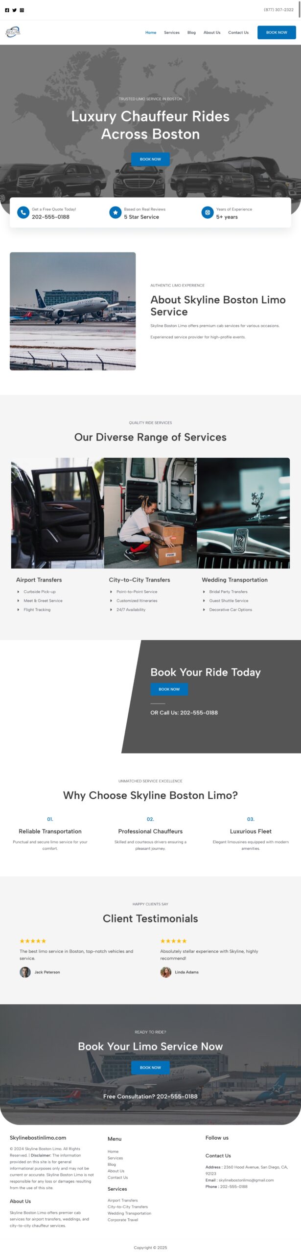 Skyline Boston Limo Services
